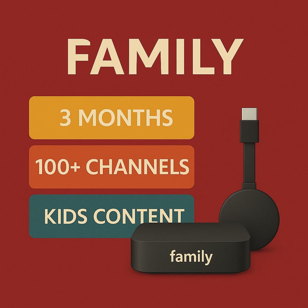 مميزات FAMILY 4K – 3 شهور