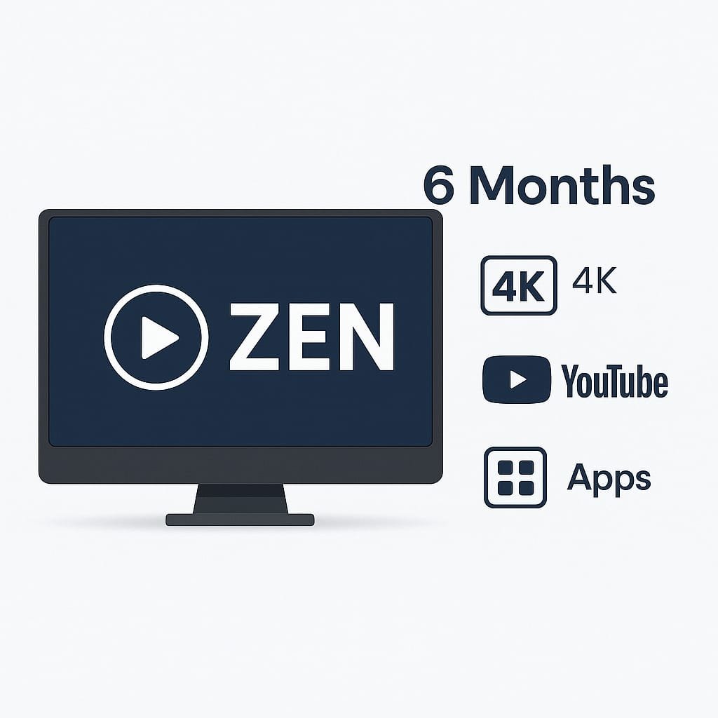 مميزات ZEN 4K – 6 شهور